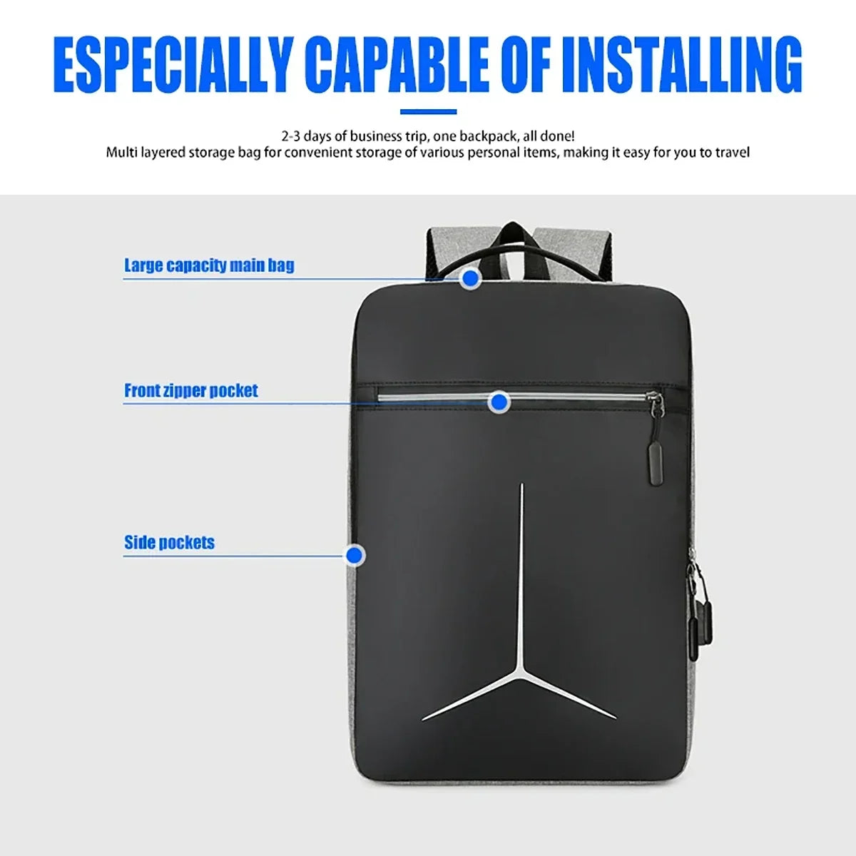 Anti-Theft Hardcase Backpack