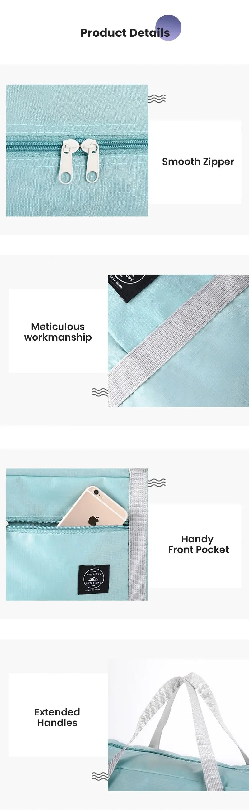 Foldable Travel Duffel Bags