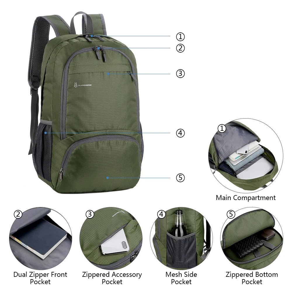 Lightweight Foldable Backpack
