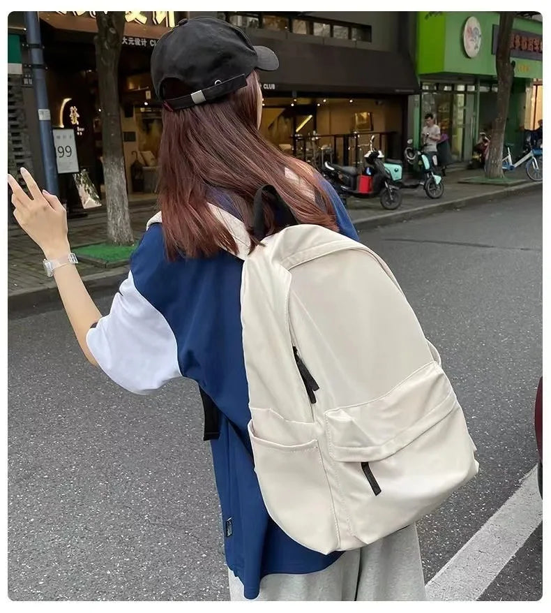 Black Canvas Backpack