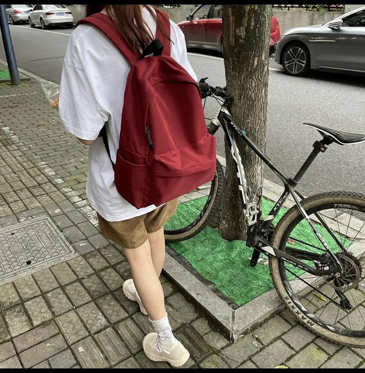 Black Canvas Backpack