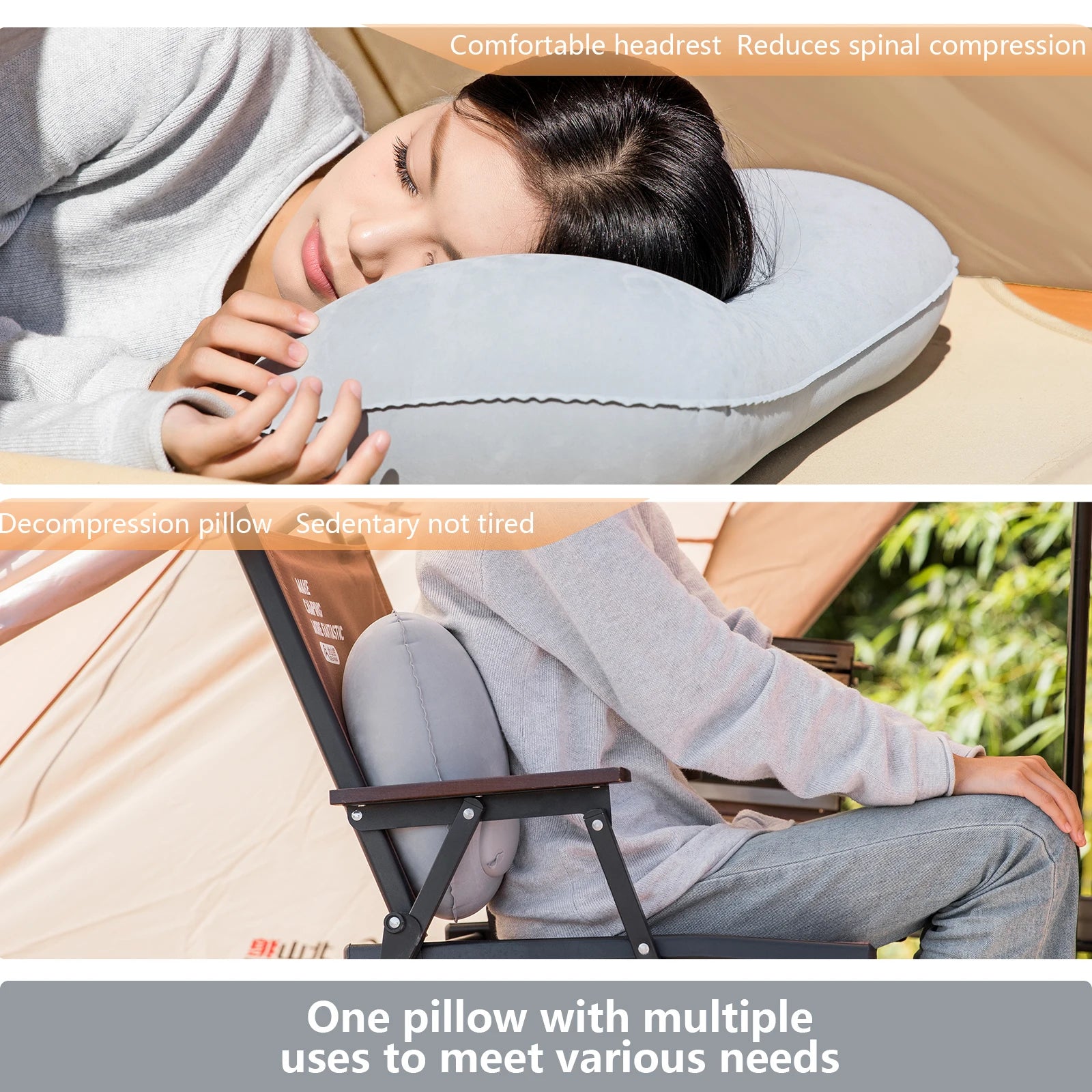 Inflatable Camping Pillow