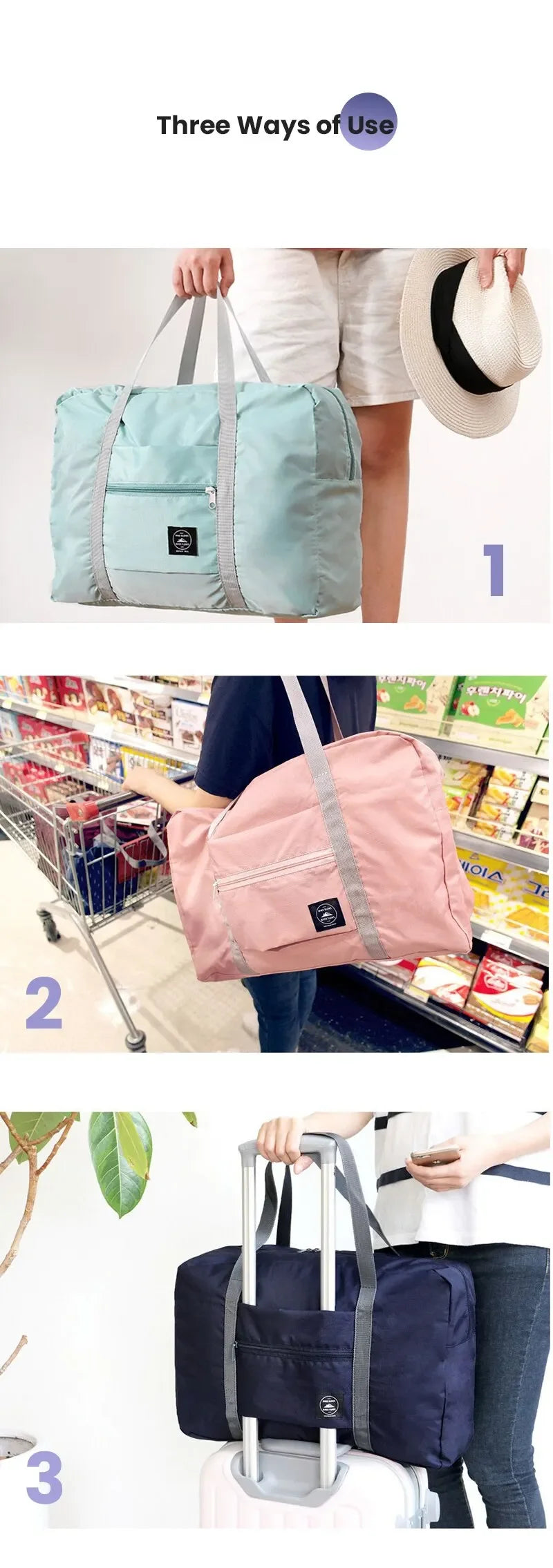 Foldable Travel Duffel Bags