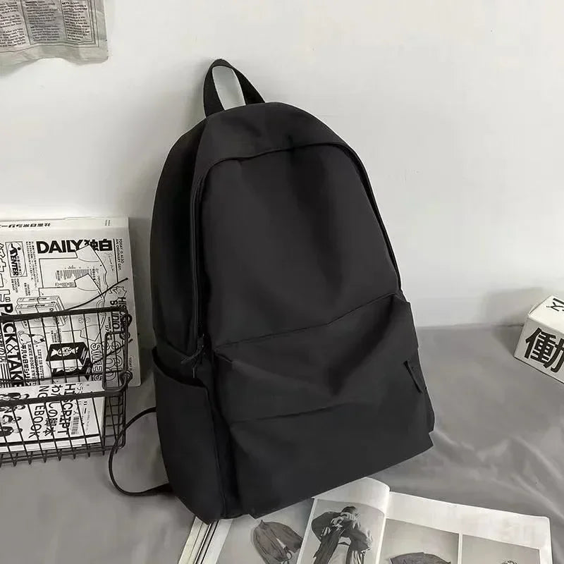 Black Canvas Backpack