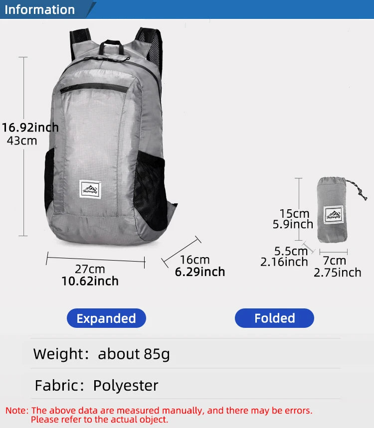 Foldable Travel Backpack