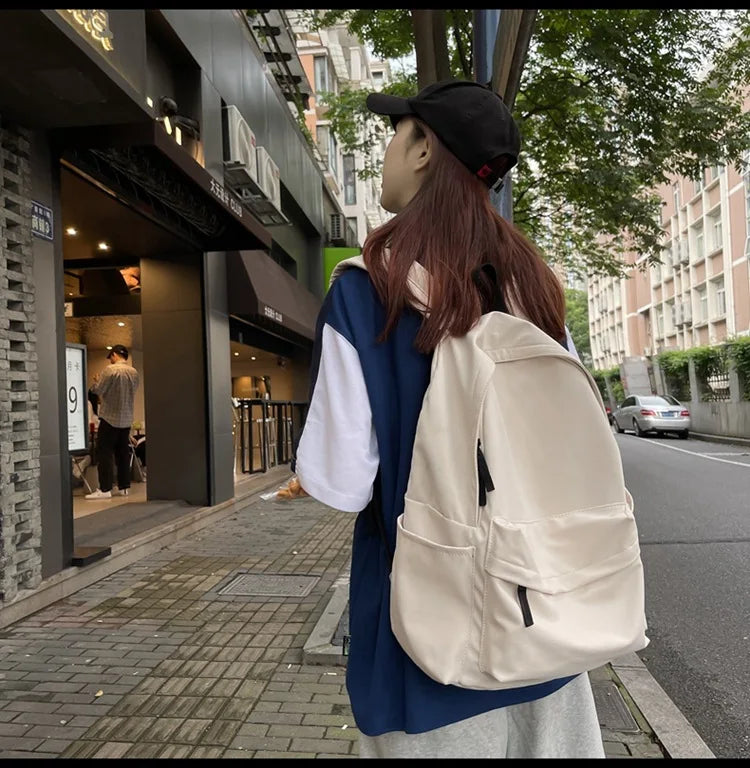 Black Canvas Backpack