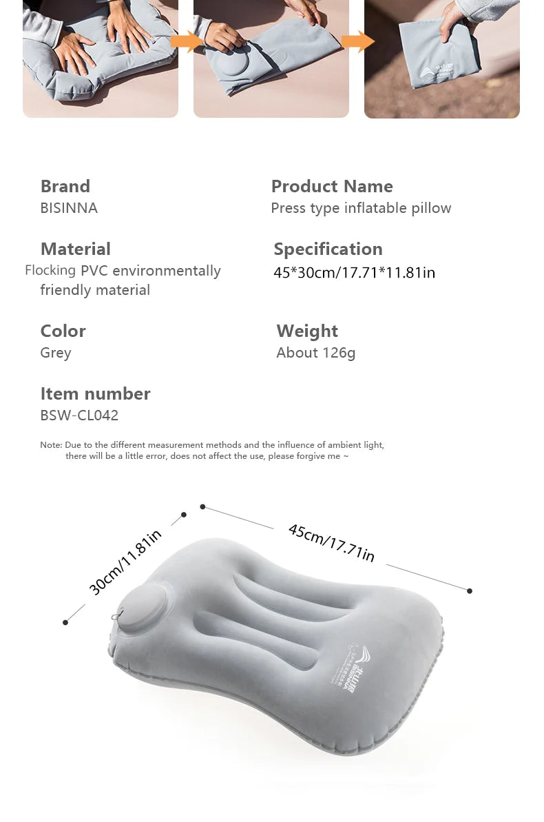 Inflatable Camping Pillow