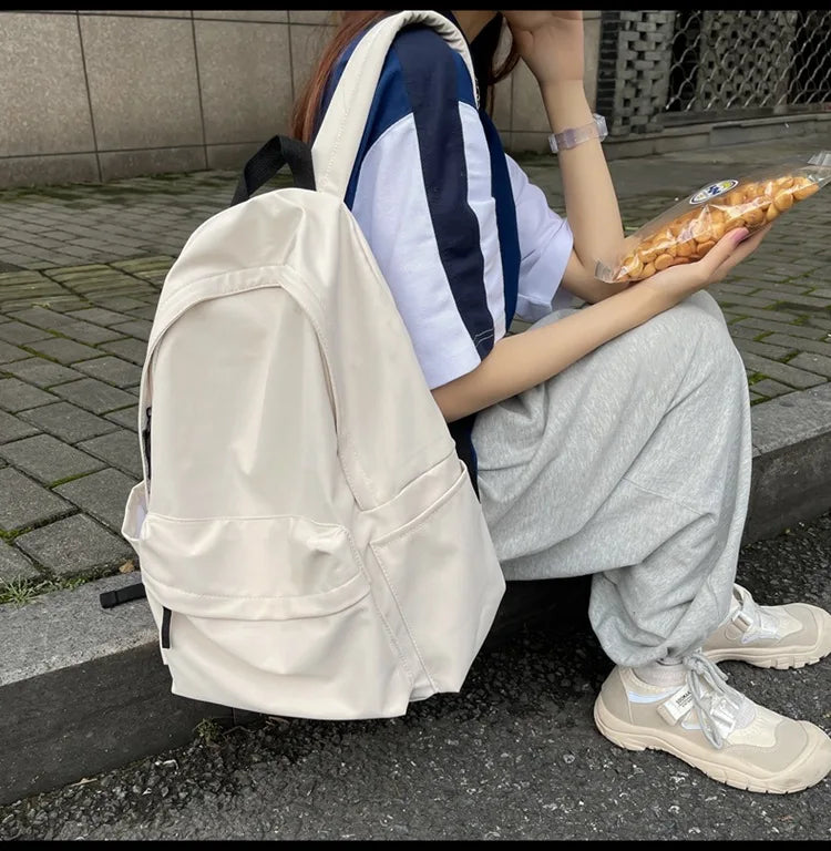 Black Canvas Backpack