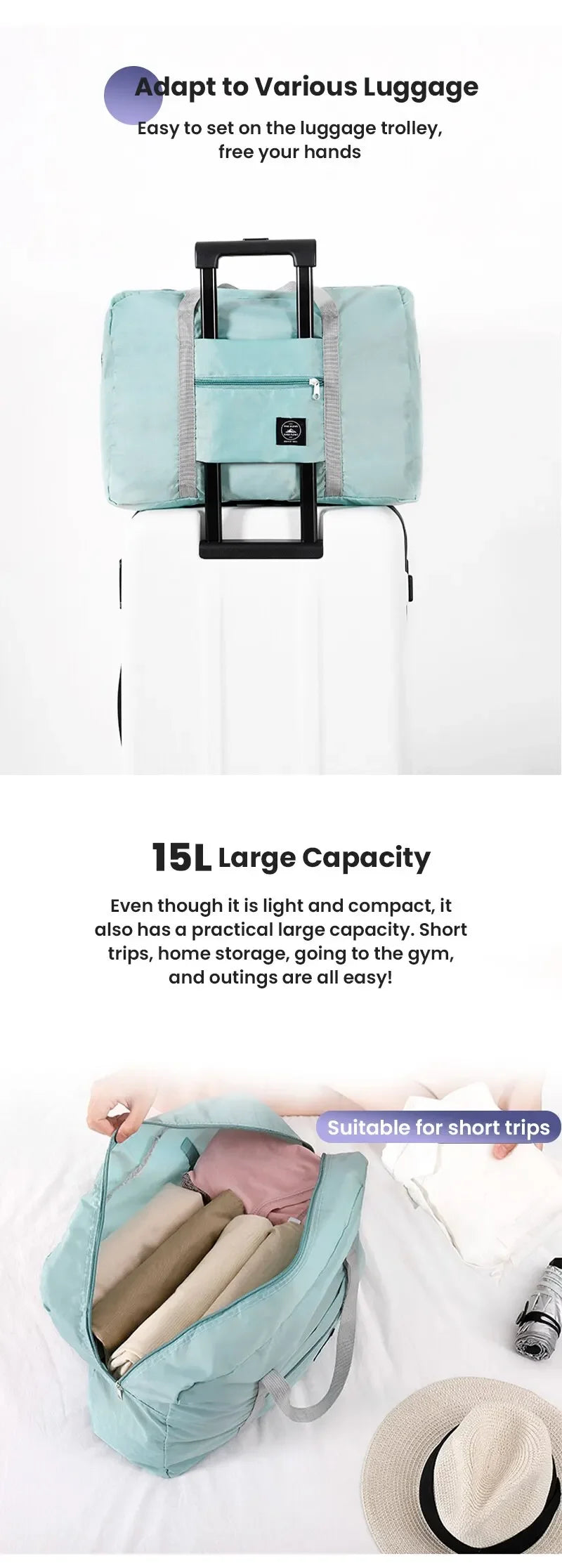 Foldable Travel Duffel Bags