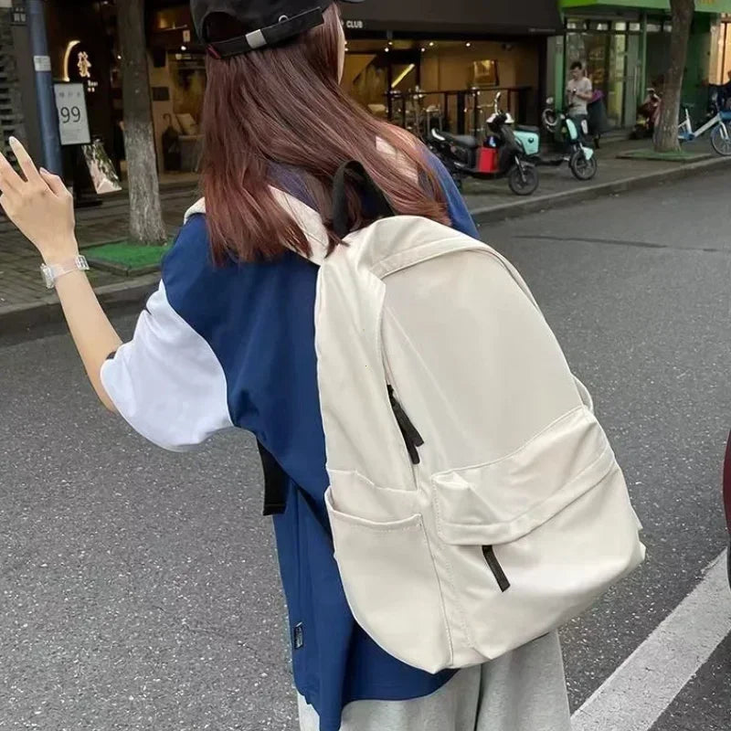 Black Canvas Backpack