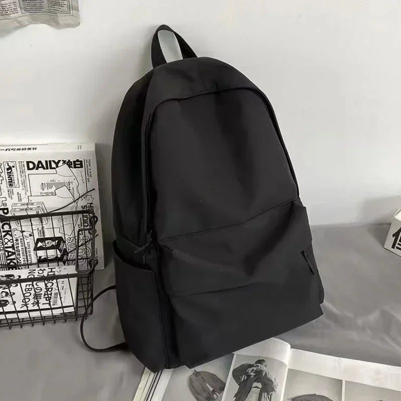 Black Canvas Backpack