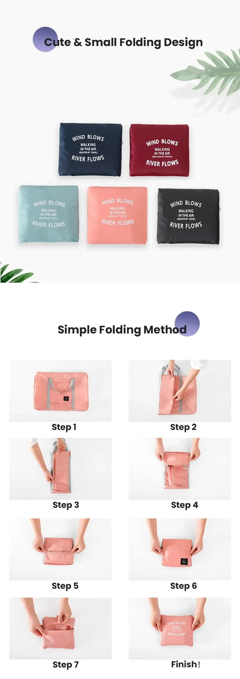 Foldable Travel Duffel Bags