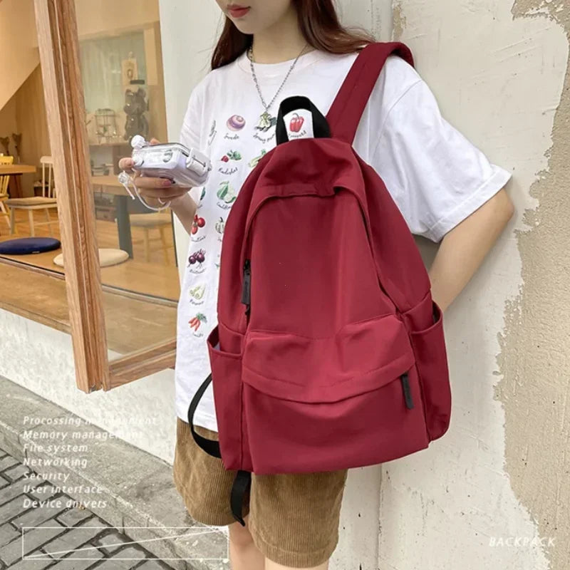 Black Canvas Backpack